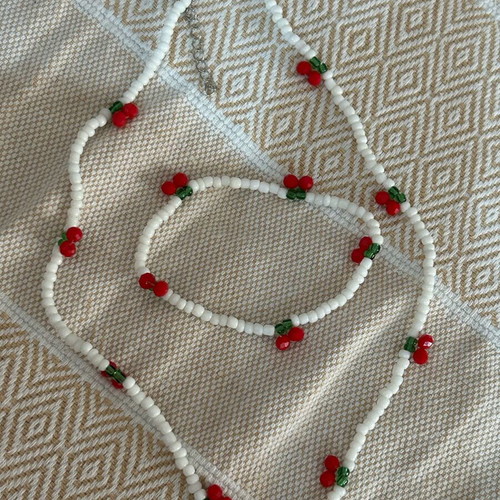 Jewelry set necklace and bracelet new