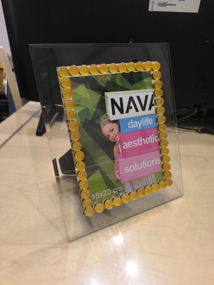 Photo frame like new with colorful decorative border PHT1013