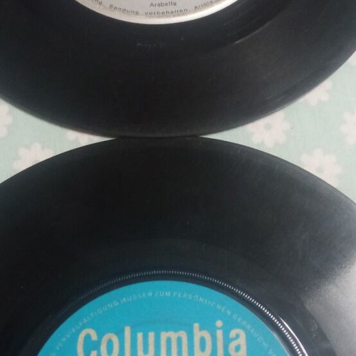Vinyl records used, pack of 28, German and English