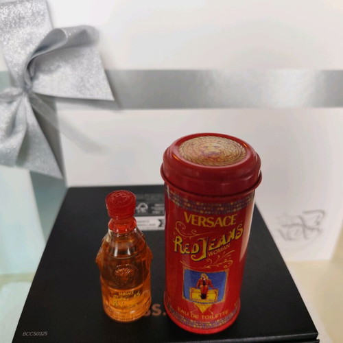 Red Jeans Versace miniature perfume new, 7.5 ml eau de toilette