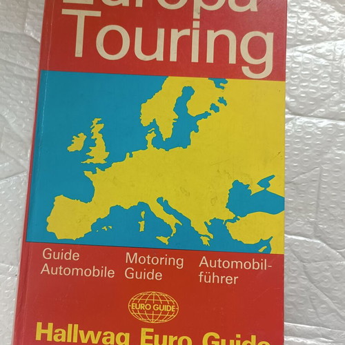 Hallwag tourist guide used, 1979 edition, hardcover