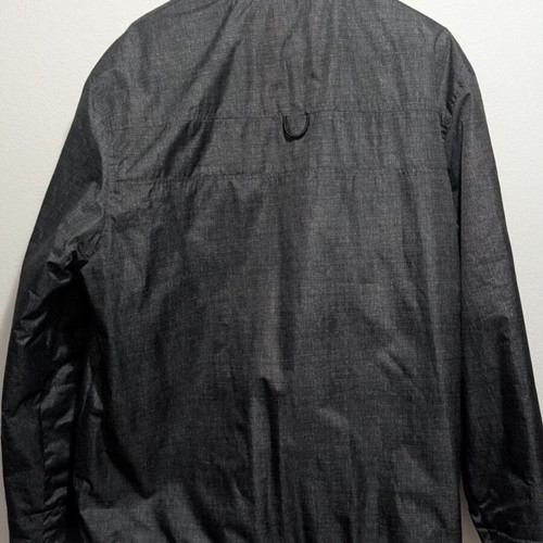 Double windbreaker jacket used, lightly worn, gray, XL