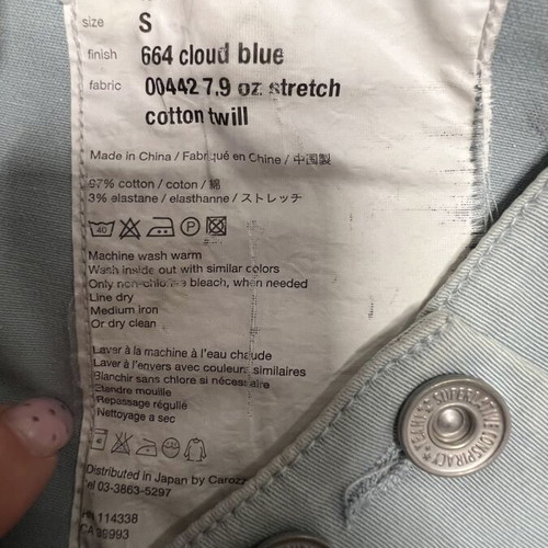 WESC shorts cloud blue like new, size S