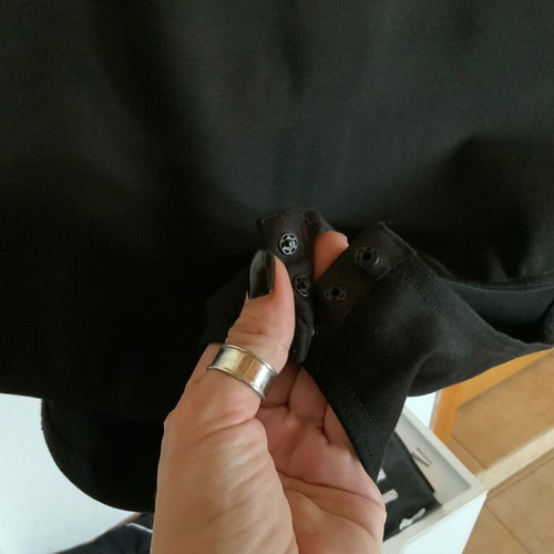 Black bodysuit with edge knitting size Small like new