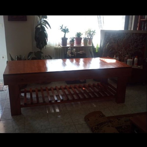 Handmade stable massage bed like new, Swedish wood