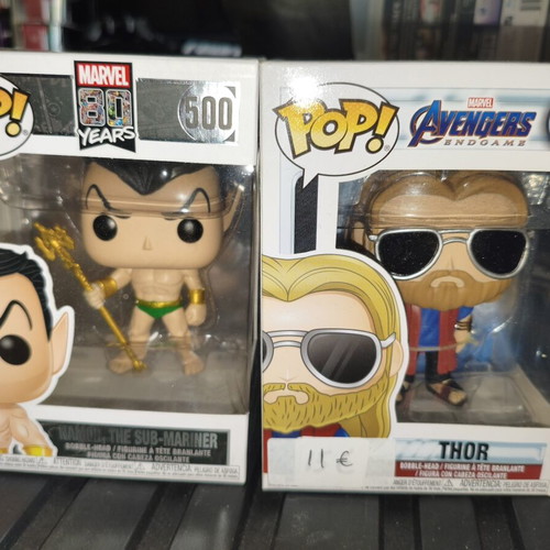 Funko Pop Namor 500 and Thor 479 new