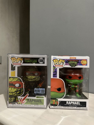 Funko Pop Raphael Turtle bundle new limited edition
