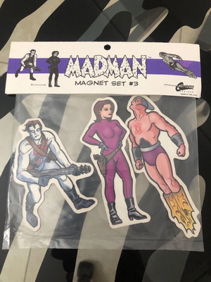 Madman by Mike Allred σετ 3 μεταχειρισμένων μαγνητών Graphitti Designs