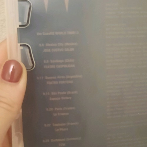 The Gazette DVD 2013 World Tour like new, metal