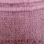Lilac woven scarf like new, 35% silk 65% viscose