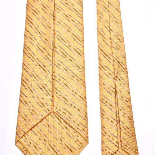 Bvlgari tie like new, yellow silk