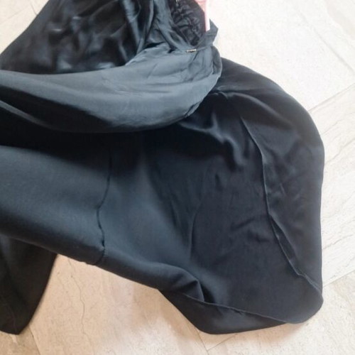 Lynne satin pants with side openings, new, size S