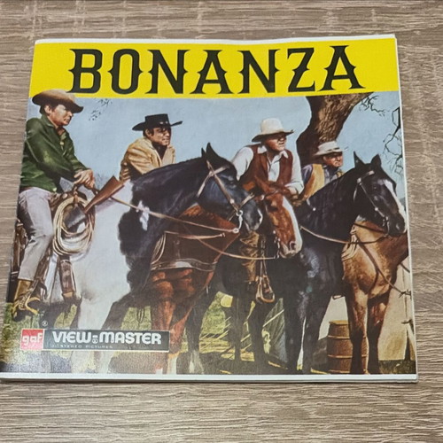 View-Master 3D Vintage Set Bonanza Western Series 1974, like new