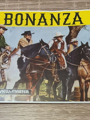 View-Master 3D Vintage Set Bonanza Western Series 1974, like new