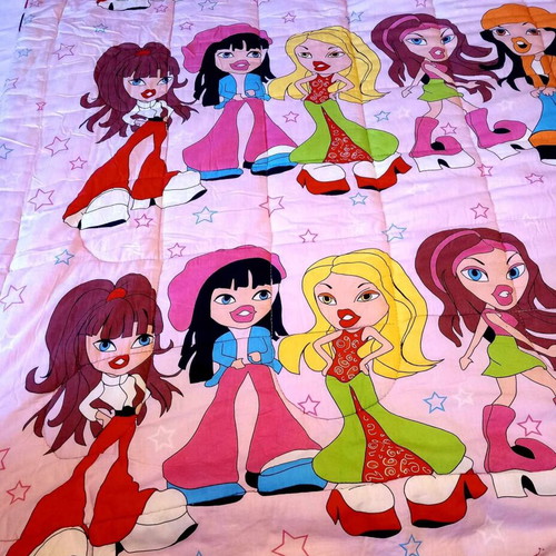 Bratz single quilt used, Y2K style, 2.21x1.48 m, very good condition