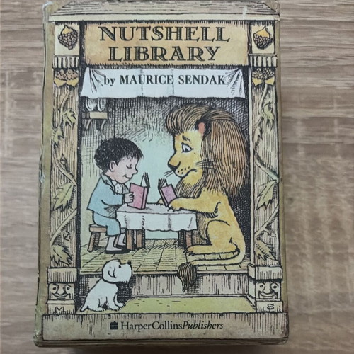 Nutshell Library Maurice Sendak 4 Mini Hardcover Books like new