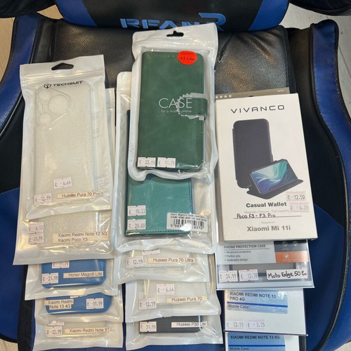 Phone cases new, bundle of 24 for Huawei and Xiaomi