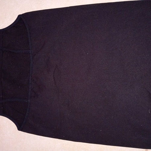 Unno women's polyester tank tops ×2, black, medium and large