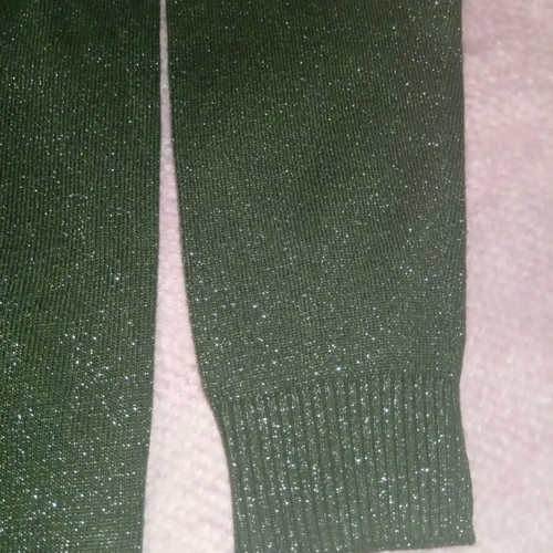 Marks & Spencer dark green metallic blouse new size Medium