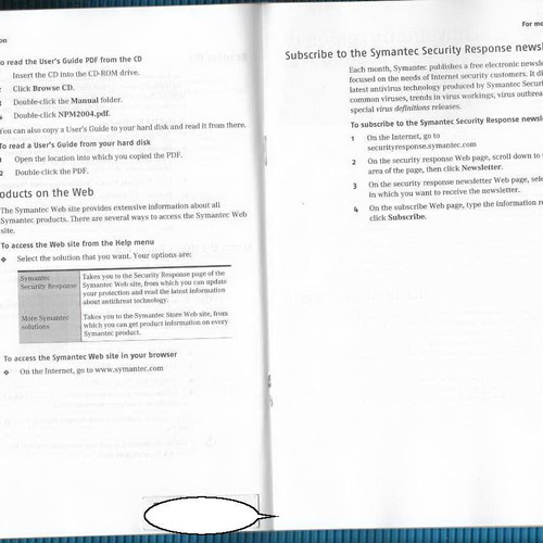 Norton 2004 Password Manager Users Guide used