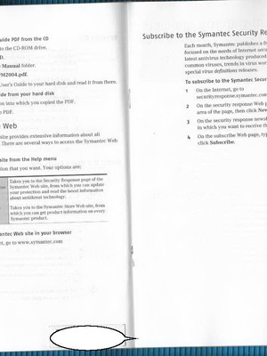 Norton 2004 Password Manager Users Guide used