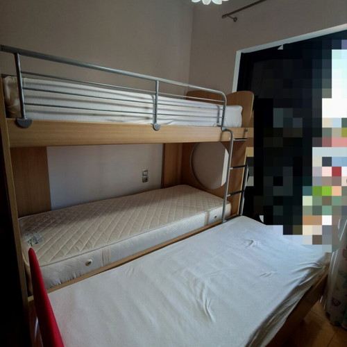 Neoset triple bunk bed with 2 mattresses
