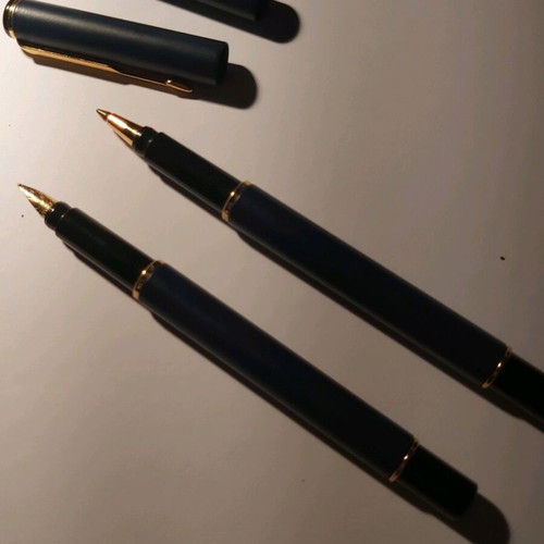 Parker set used, pen and fountain pen