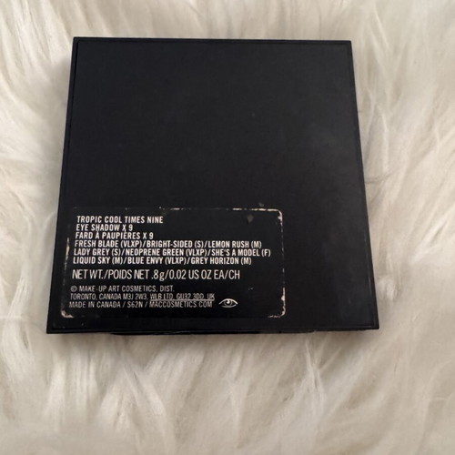 Mac Cosmetics Eye Shadows Palette Slightly Used