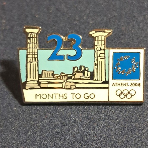 Olympic Games Athens 2004 Collectible Pin used, 23 Months