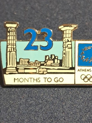 Olympic Games Athens 2004 Collectible Pin used, 23 Months