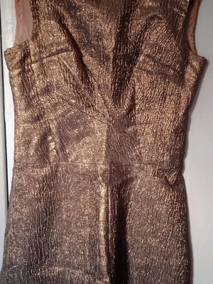 Vintage dress used, size S, bronze color