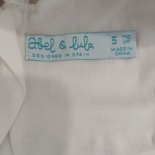 Abel & Lula dress 5 years+ like new, white lace