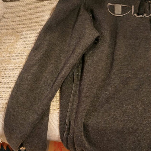 Champion hoodie jacket XL gray used women
