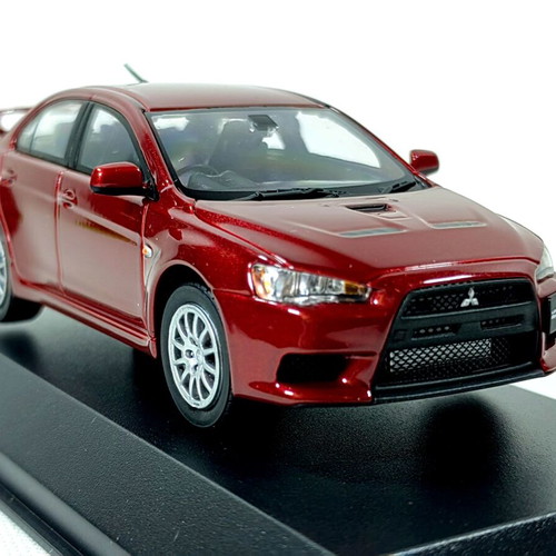 Mitsubishi Lancer Evolution X GSR 1:43 Diecast Model Red Metallic