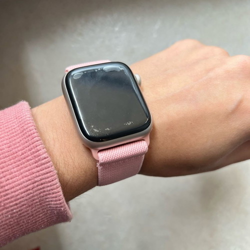 Elastic strap for Apple Watch 42 44 45 49 mm pink new