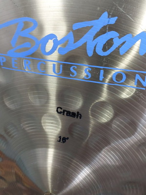Boston Percussion Crash 16" με splash 12" Turkey και μπαγκέτες σαν καινούργιο
