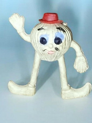 Vintage Onion Munch Bunch μολυβοθήκη μεταχειρισμένη με καπέλο 1970s