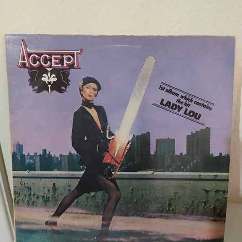 Accept LP used, Greek edition 1986, metal