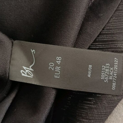 BHS Women's Black Dress with Bow and Belt like New