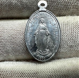 Καθολικό παλιό μετάλλιο-φυλαχτό