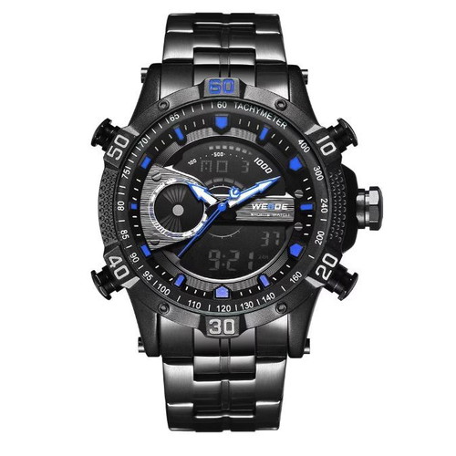 Weide men's watch like new, black and blue