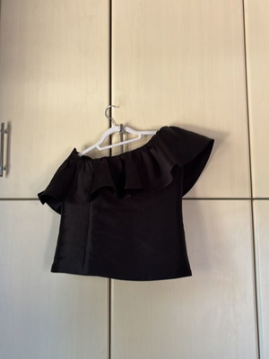 Konstantina Lekka women's blouse size XS like new, black