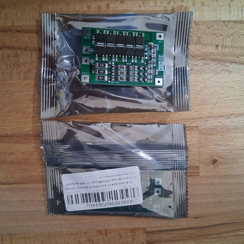 BMS 3S 40A 12.6V balance version lithium battery protection boards, pack of 2