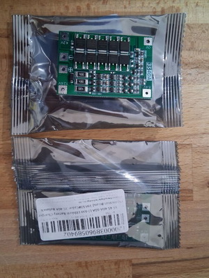 BMS 3S 40A 12.6V balance version lithium battery protection boards, pack of 2