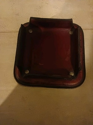 Δερμάτινος δίσκος οργάνωσης μεταχειρισμένος με μεταλλικά τρούκ