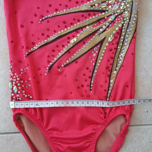 Rhythmic gymnastics leotard new for girl 7-9 years up to 1.30m height