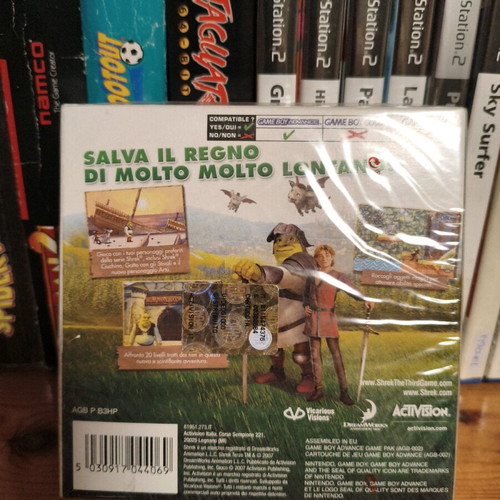 Shrek the Third GBA new sealed Italian version