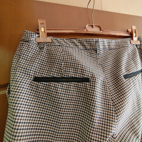 H&M checked pants like new