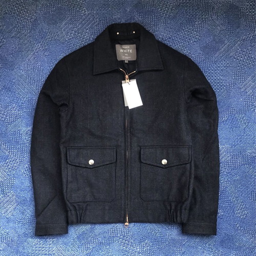 Private White V.C. Wool Bomber Jacket new, men's size S