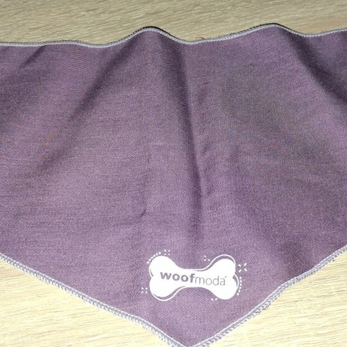 Dog bandana, purple, 60 cm